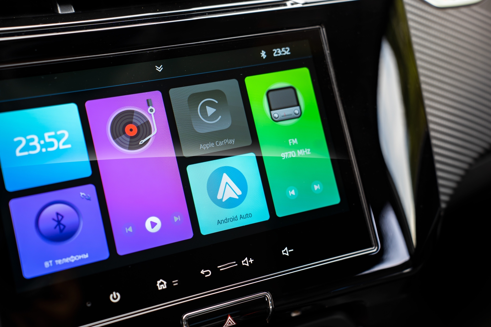 Chery Tiggo 2 Pro, Сенсорный 9-дюймовый экран HMI