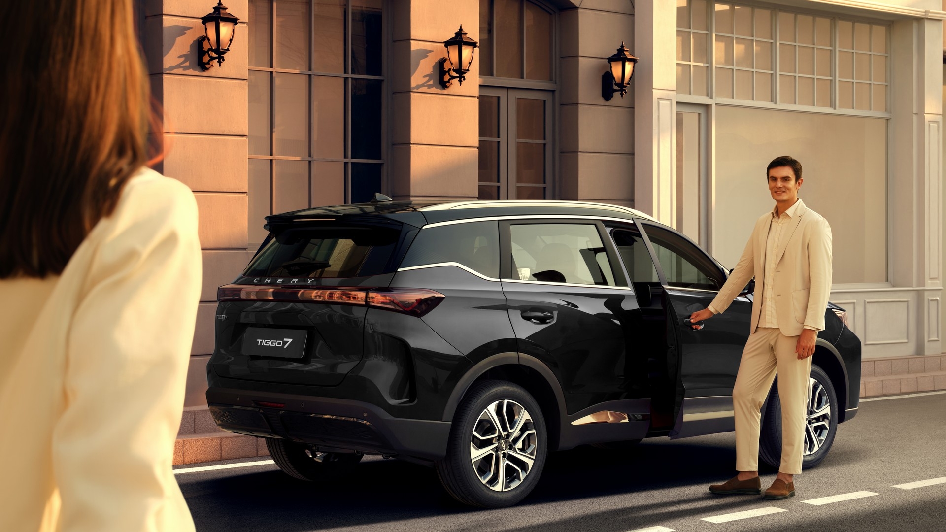 Chery Tiggo 7, Обновленный дизайн сзади