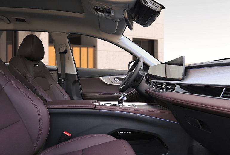 Chery Tiggo 7, Теплая атмосфера в салоне