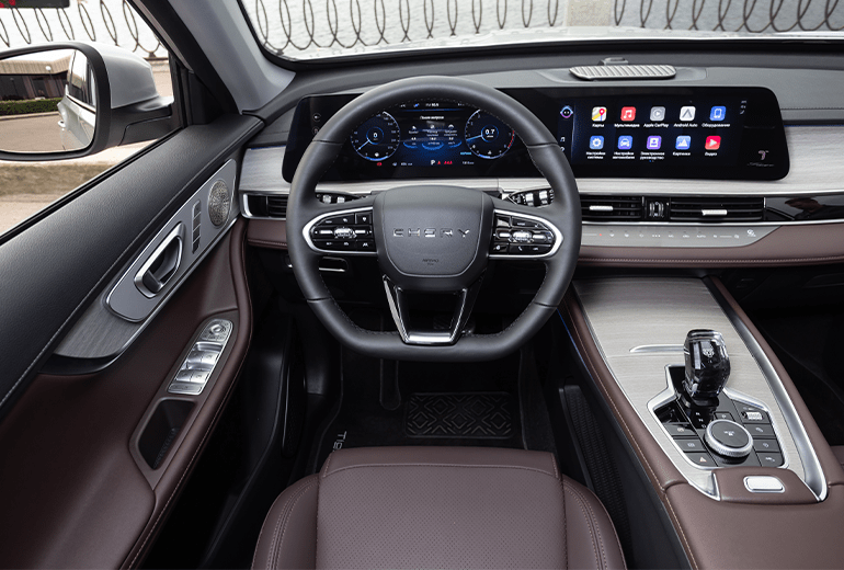 Chery Tiggo 7, Кожаный мультируль