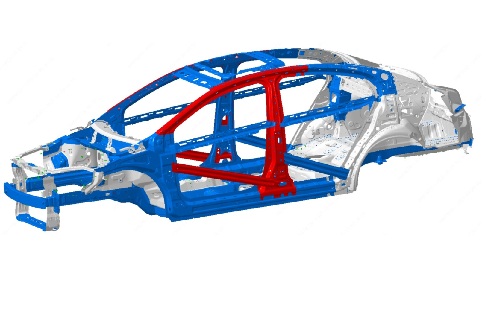 Chery Arrizo 6 , Каркас из высокопрочной стали