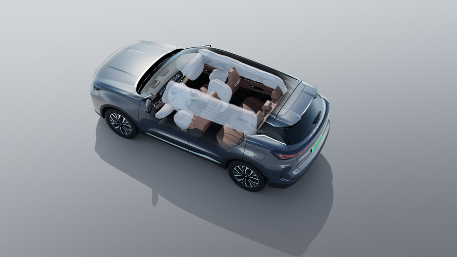 Chery Tiggo 7 Phev, 7 подушек безопасности
