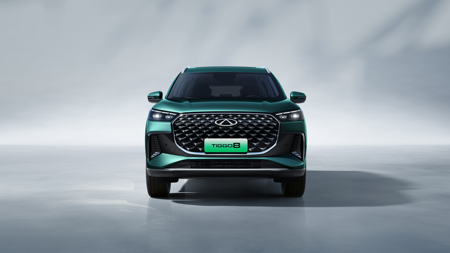 Chery Tiggo 8 Phev, Ромбовидная «звёздная» решётка радиатора